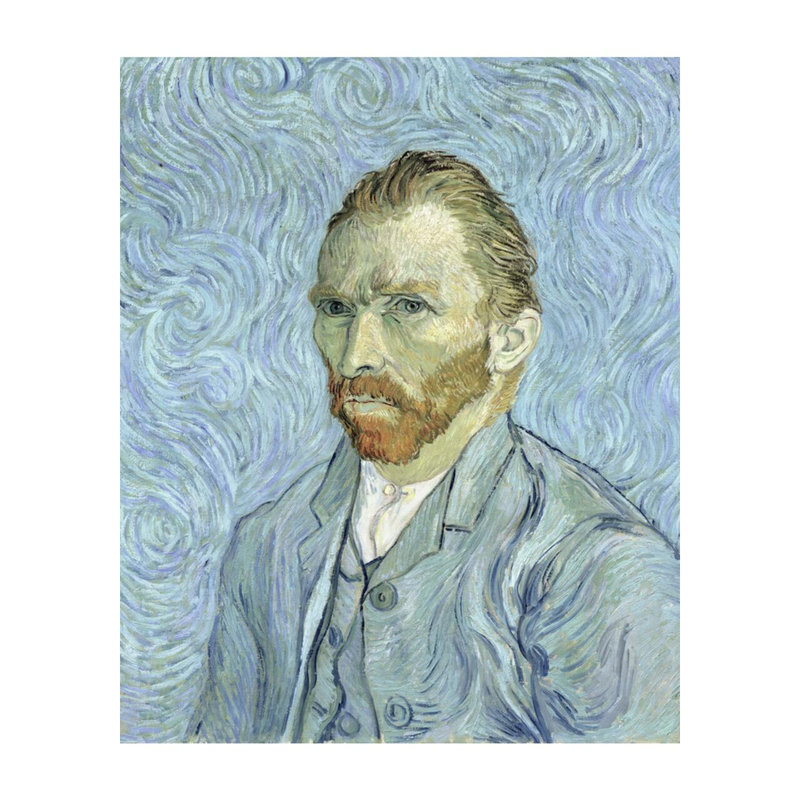Autoportrait par Vincent van Gogh - Estampe numérique, H 20 po x l 16 po