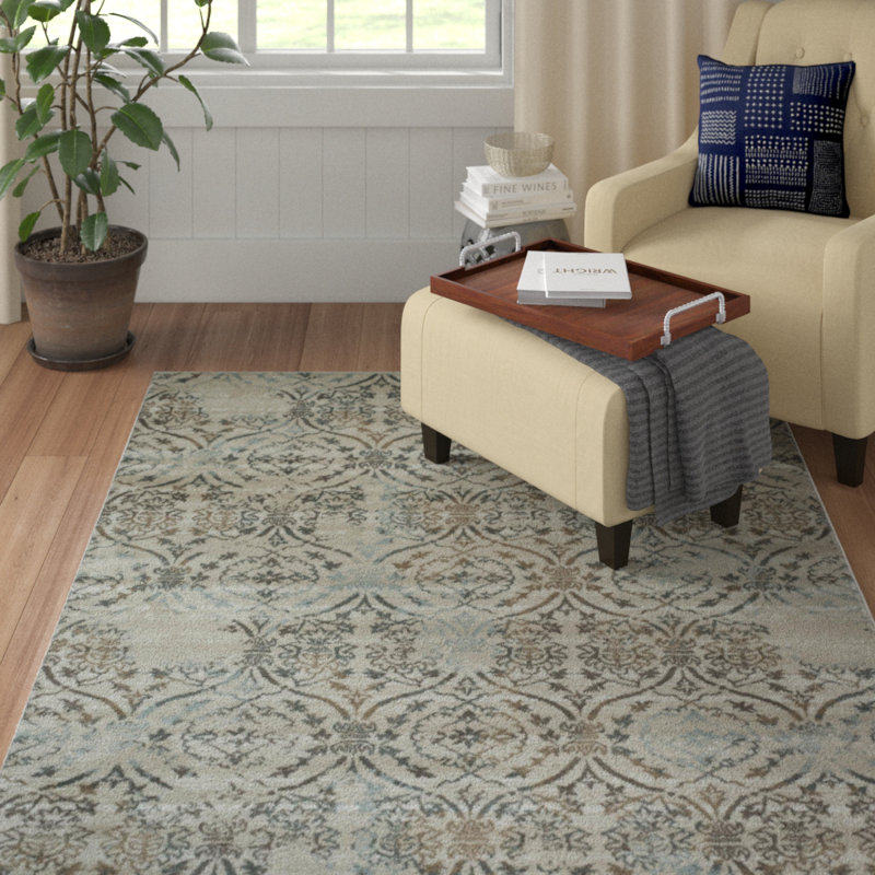 Tapis beige Green Bay, Rectangle 5 pi 3 po x 7 pi 3 po