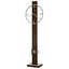 Halo 80" Solid Wood Floor Clock