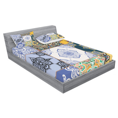 Microfiber Patchwork Sheet Set