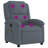 Moneek Manual Recliner Chair, Adjustable, Velvet-1916582014