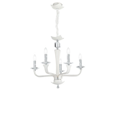 Foust 5 - Light Candle Style Chandelier