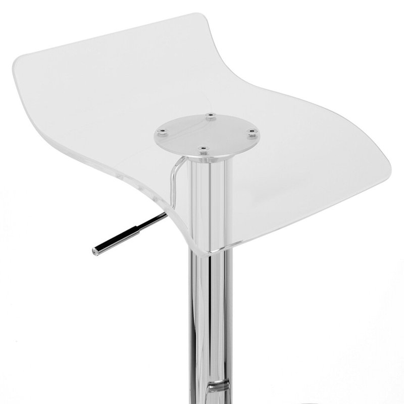 Tabouret de bar rotatif à hauteur réglable Kait