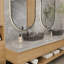 23" Transparent Exquisite-Clear Resin Stone Rectangular Vessel Bathroom Sink-86154513