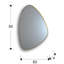 Averill Wood Flat Wall Mirror
