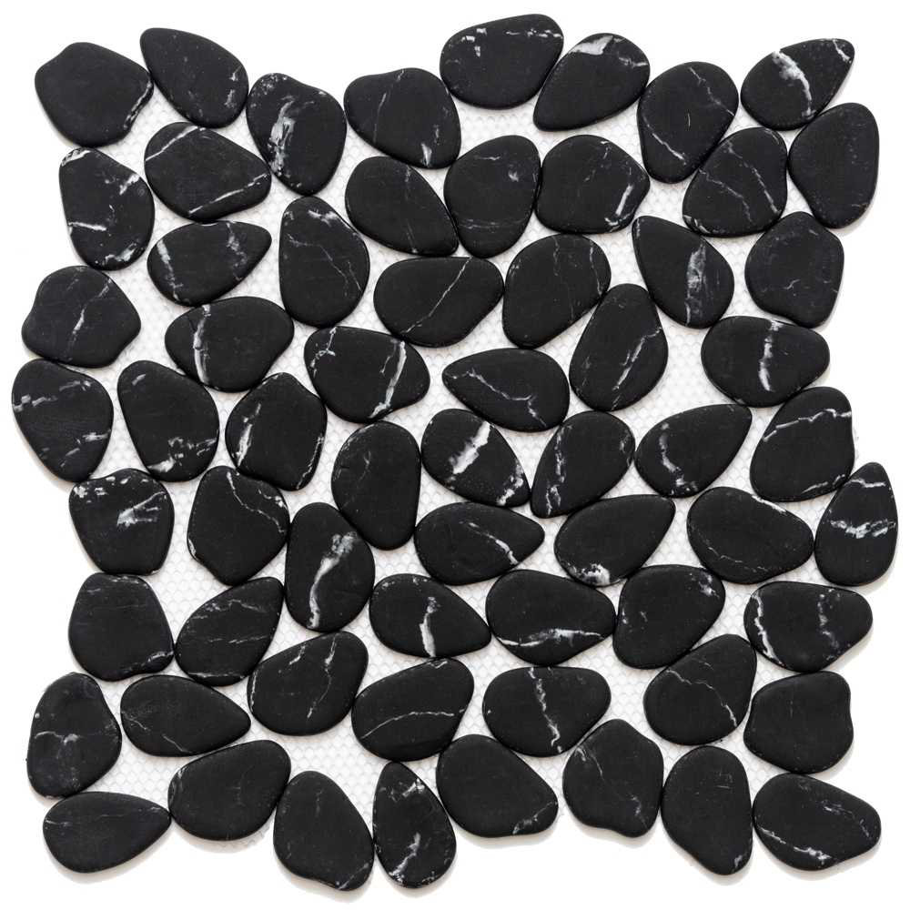 Recycled Cenote Pebble 13" x 13" Glass Wall & Floor Tile The Tile Life 