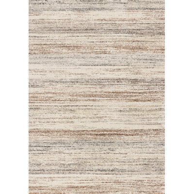 Marrion Rust Cream Grey Luxury Shag High-Traffic Area Rug