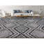 Tapis noir / gris tissé à la main de haute qualité-71851296