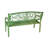 Verdigris Pineapple Metal Garden Bench