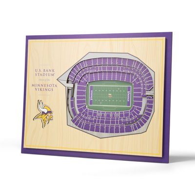 Art mural NFL 5 couches Stadiumview