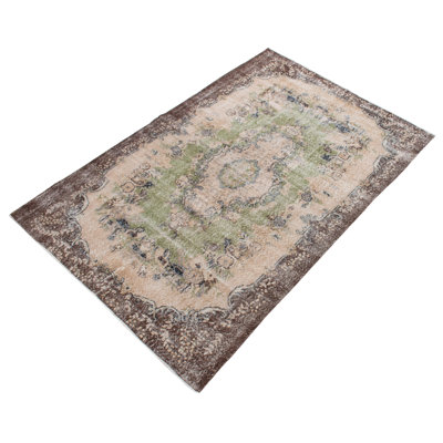 Tapis beige Antalya Vintage 6 pi 2 po x 9 pi 0 po
