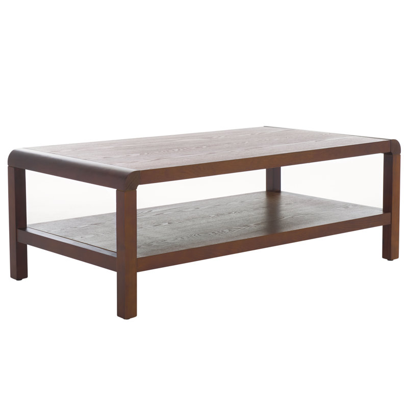 Omara 1 Shelf Coffee Table, Brown
