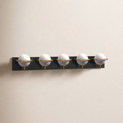 Bertram 5 Light Frosted Dimmable Vanity Light