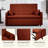 61-Inch Large-Size Living Room/Bedroom Fabric Sofa Bed Combination, Reinforced Iron Frame, Storage Pockets On Both Sides, Adjustable Backrest.-584119338