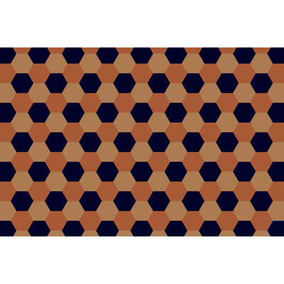 Neighburly Non-Slip Geometric Doormat
