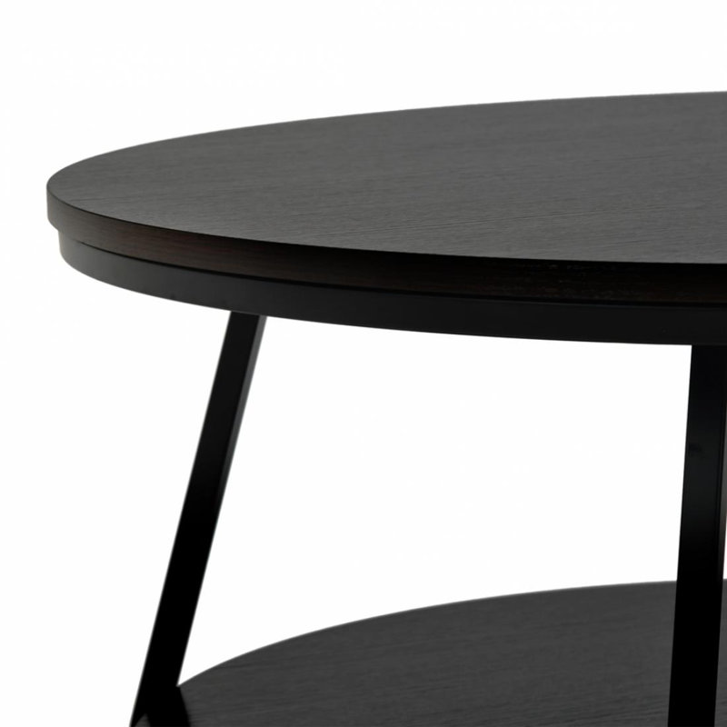 Table basse 4 pieds Aileth, Noir