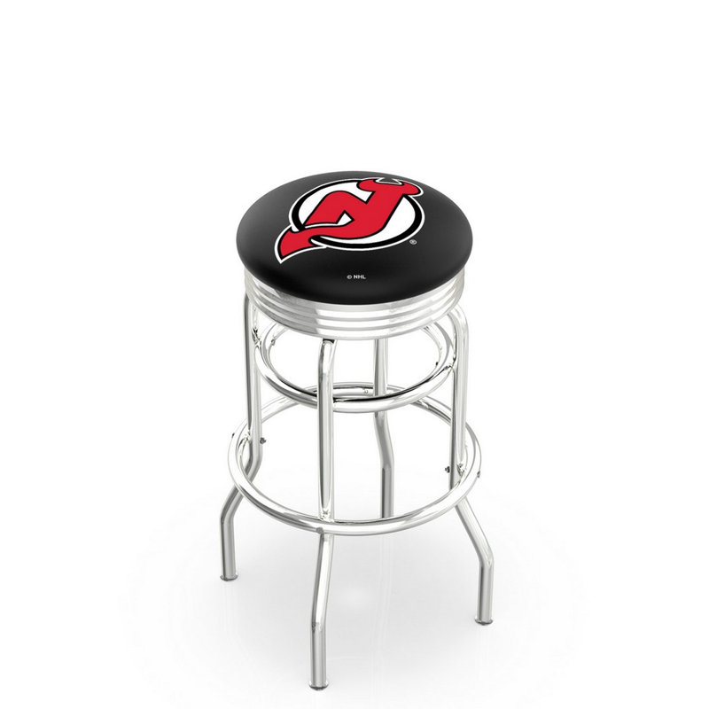 NCAA Bar & Counter Stool, New Jersey Devils, Counter Stool (25" Seat Height)