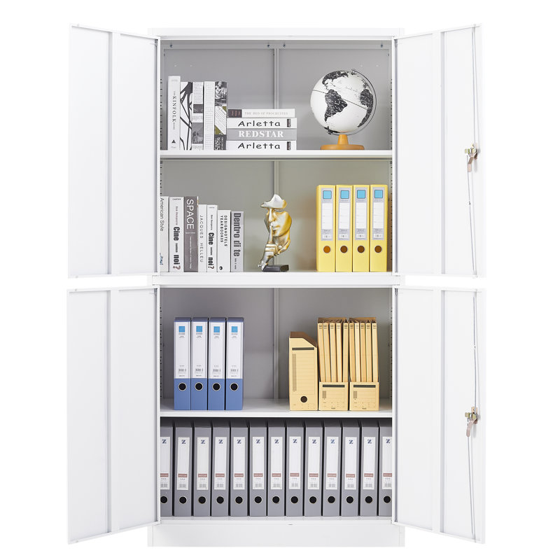 Harraj 32'' Wide 3 - Shelf Storage Cabinet