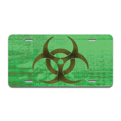 Biohazard Aluminum Plate Frame
