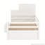 Lit plateforme multifonctionnel en bois avec lit gigogne-108933542