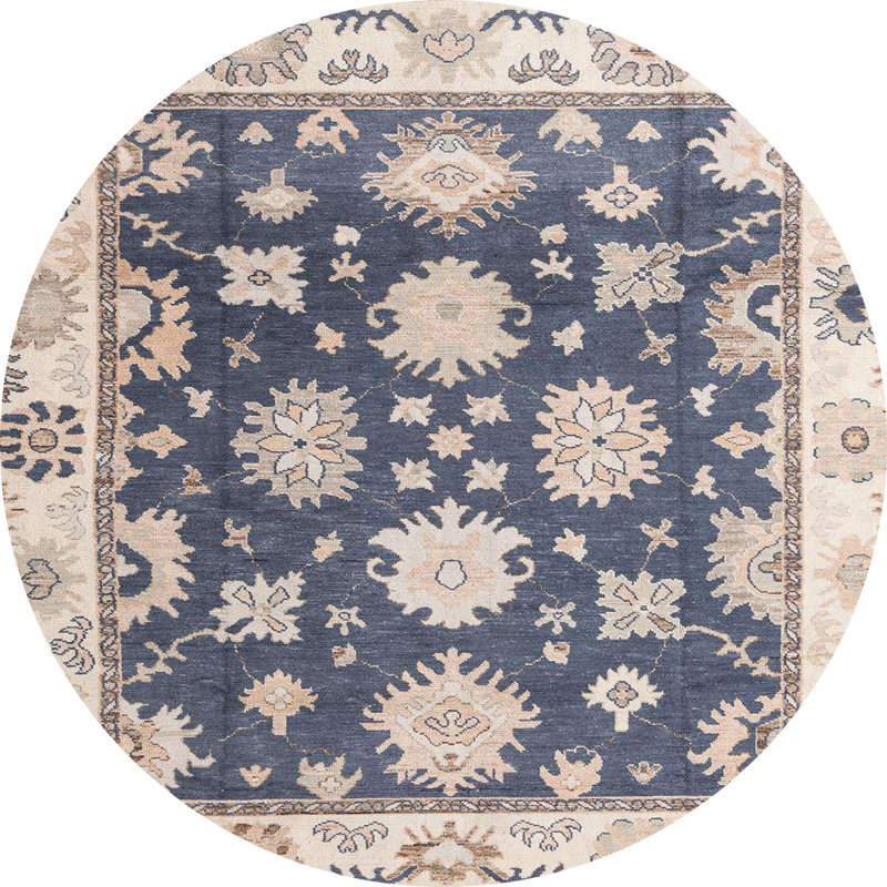 Tapis abstrait moderne 4321, Rond 5 pi