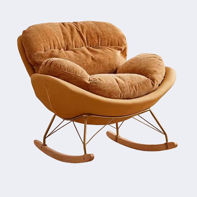Chaise berçante confortable Creamy Wind