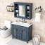 Ensemble de meuble-lavabo moderne 36 po avec armoire à miroir, lavabo et 2 tiroirs Ammaarah-1586938930