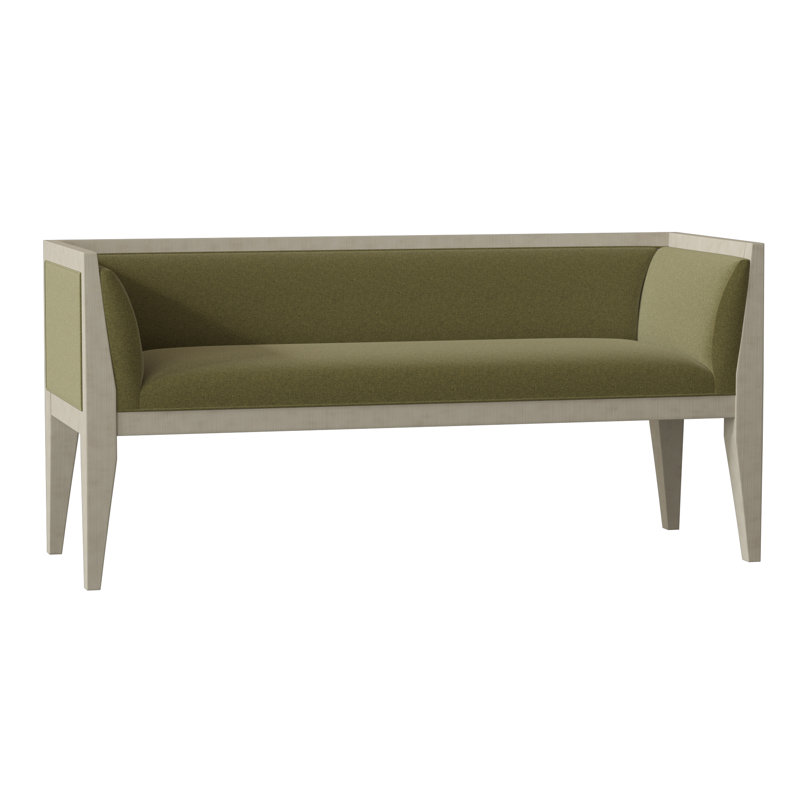 Jena Upholstered Bench, Sage (8789 30), Almond Buff