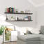 Bibliothèque flottante de 60 pouces de long avec support invisible, bibliothèque pour mur, tablette à support caché, décor bohème, bois, 1 pièce-83024215