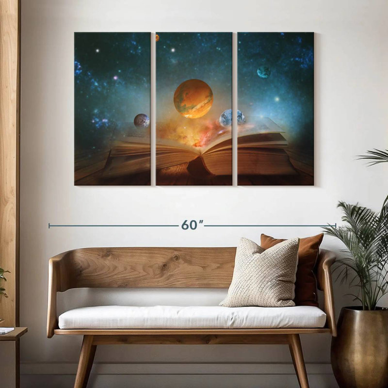 Oberle Galaxy Book, 32" H x 50" W