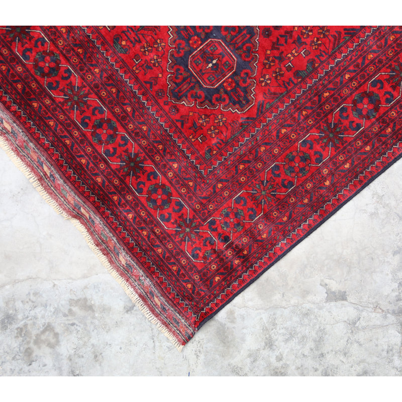 Wool Moroccan Area Rug, Rectangle 8'1" x 11'2"