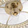 22" Hudman Dimmable Crystal Ceiling Fan with LED Lights
