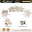 5 Piece Modular Living Room Set-349781116
