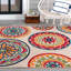 Tapis intérieur / extérieur crème / orange For bis-561863893