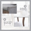 52cm H Tufted Linen Upholstered Side Chair-1356029661