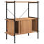 Elish 92cm H x 80cm W Steel Geometric Bookcase-1884709603