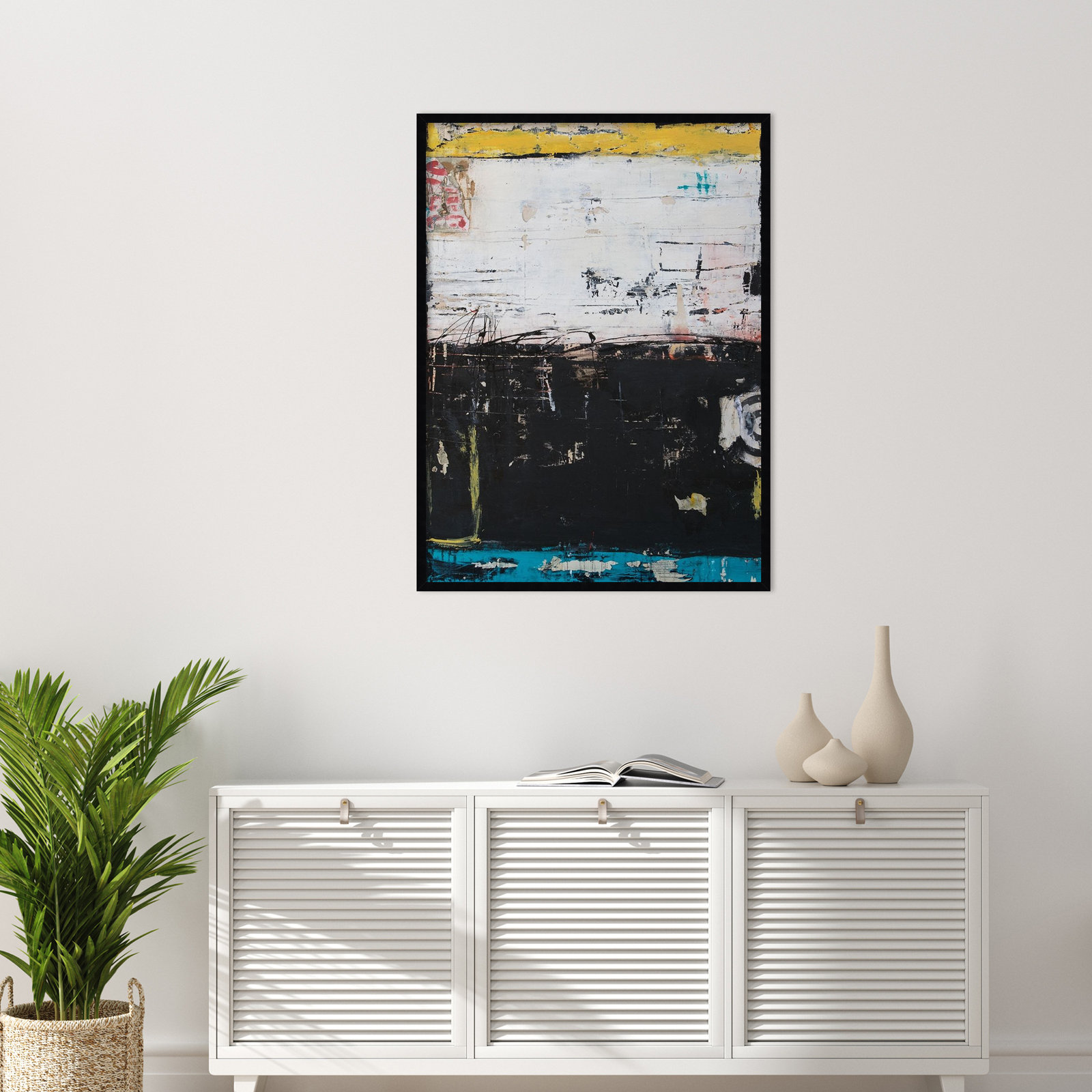 Down and Dirty Print by Erin Ashley, 41" H x 31" W, Black