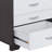 Chic Rectangular Accent Table With Multiple Drawers