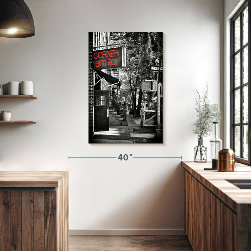 Aime Corner Bistro et West Village Manhattan, H 39 po x l 26 po