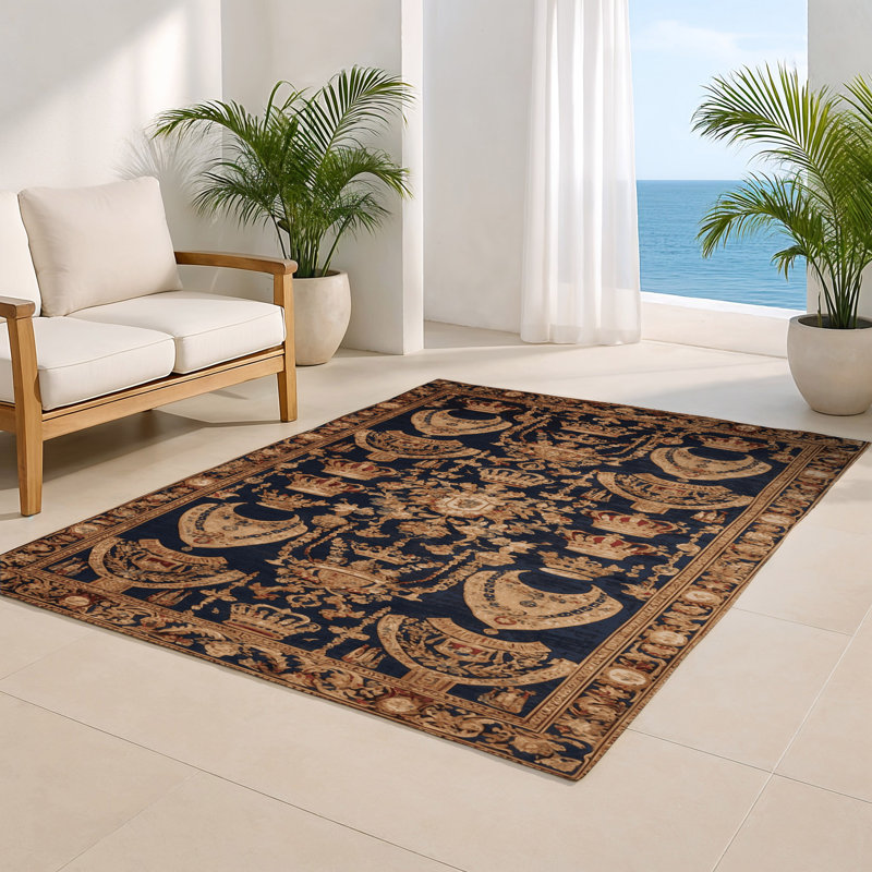 Tapis mauve d'intérieur et d'extérieur French French, Rectangle 4pi x 6 pi