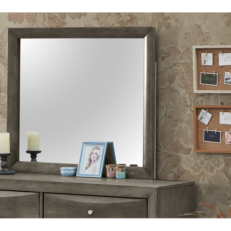 Miroir mural contemporain gris pour n'importe quelle pièce