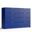 Commode double 8 tiroirs, l 55 po -113062406