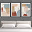 «Mid Century Shape», ensemble de 3 impressions sur toile-79731262-79731263