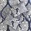 Grand édredon en coton indigo - Motif complexe et lavable à la machine