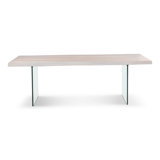 Brooks Solid Wood Double Pedestal Dining Table