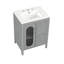 Ensemble de meuble-lavabo avec lavabo, deux tiroirs et porte Defelice-915771044