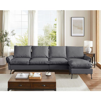 Canapé modulaire en cuir 2 pièces Kr cristallee
