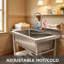 Freestanding Single Bowl Stainless Steel Kitchen Sink