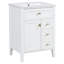 Ensemble de meuble-lavabo moderne 24 po avec lavabo, armoire de rangement en bois d'hévéa massif avec 2 tiroirs et support de porte à 2 niveaux-1796959079