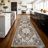 Rug Hallway - Washable Kitchen Vintage Stain Resistant Rugs Indoor Ultra-Thin Soft Floor Mat Non-Slip Rubber Backing Carpet for Bathroom Living Room Bedroom (Beige)-2006336928